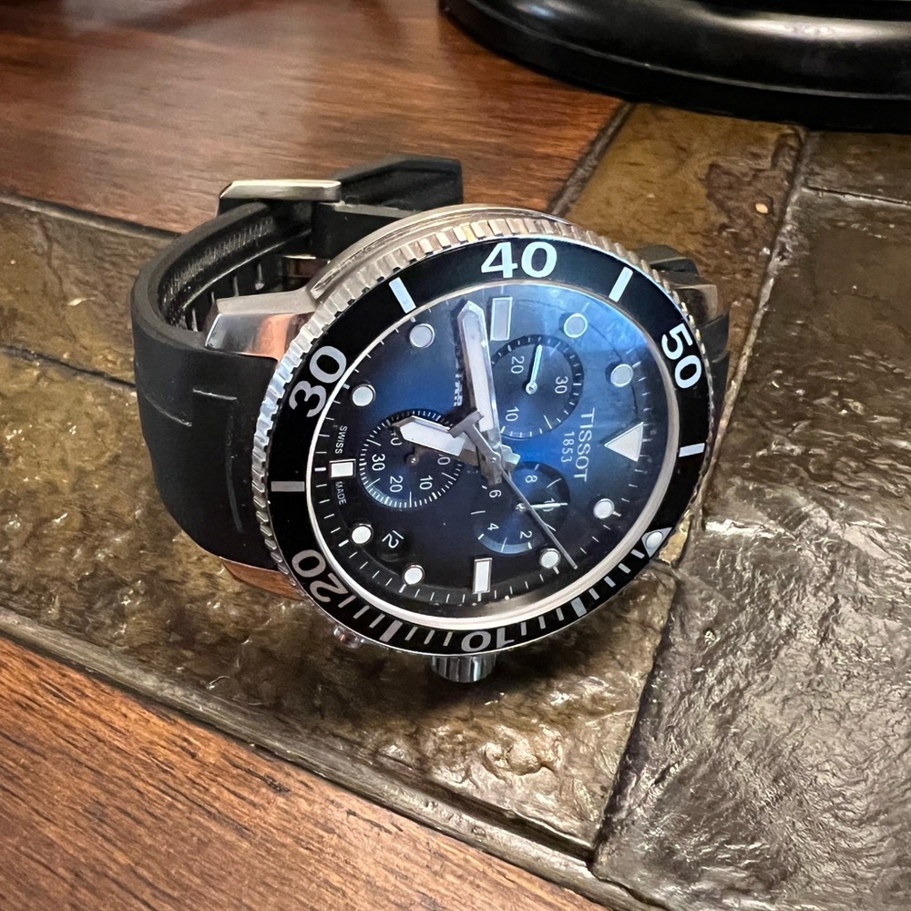 Tissot seastar, not working the dial is stuck